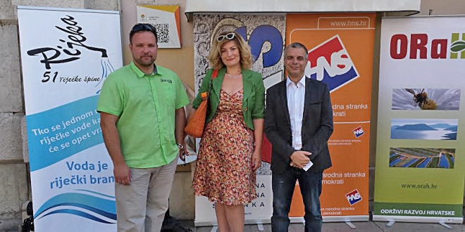 Aljoša Bratuša (ARS), Juraj Bukša (HNS) i Maja Vizjak (ORAH )