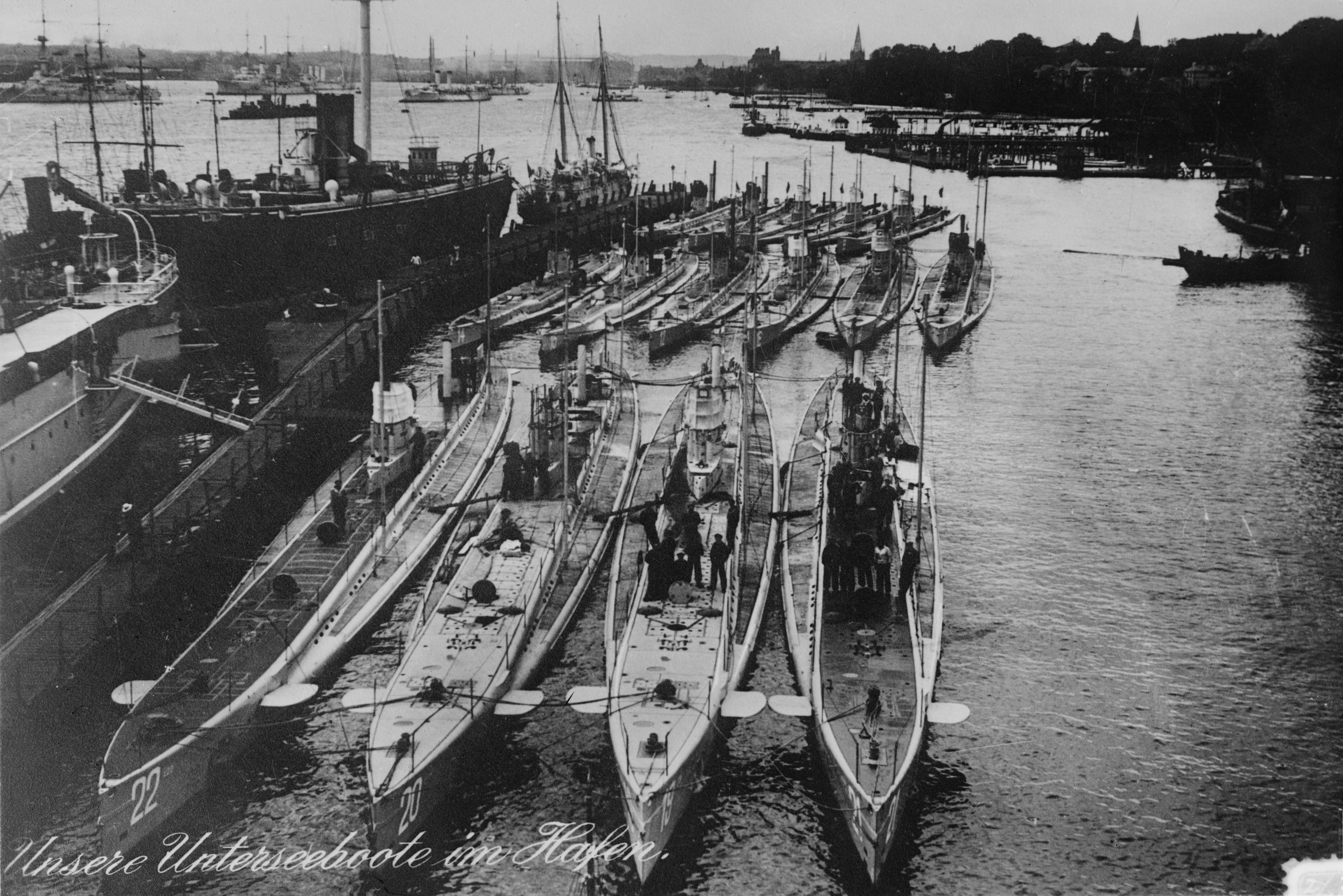 U-Boote_Kiel_1914 U-Boote_Kiel_1914