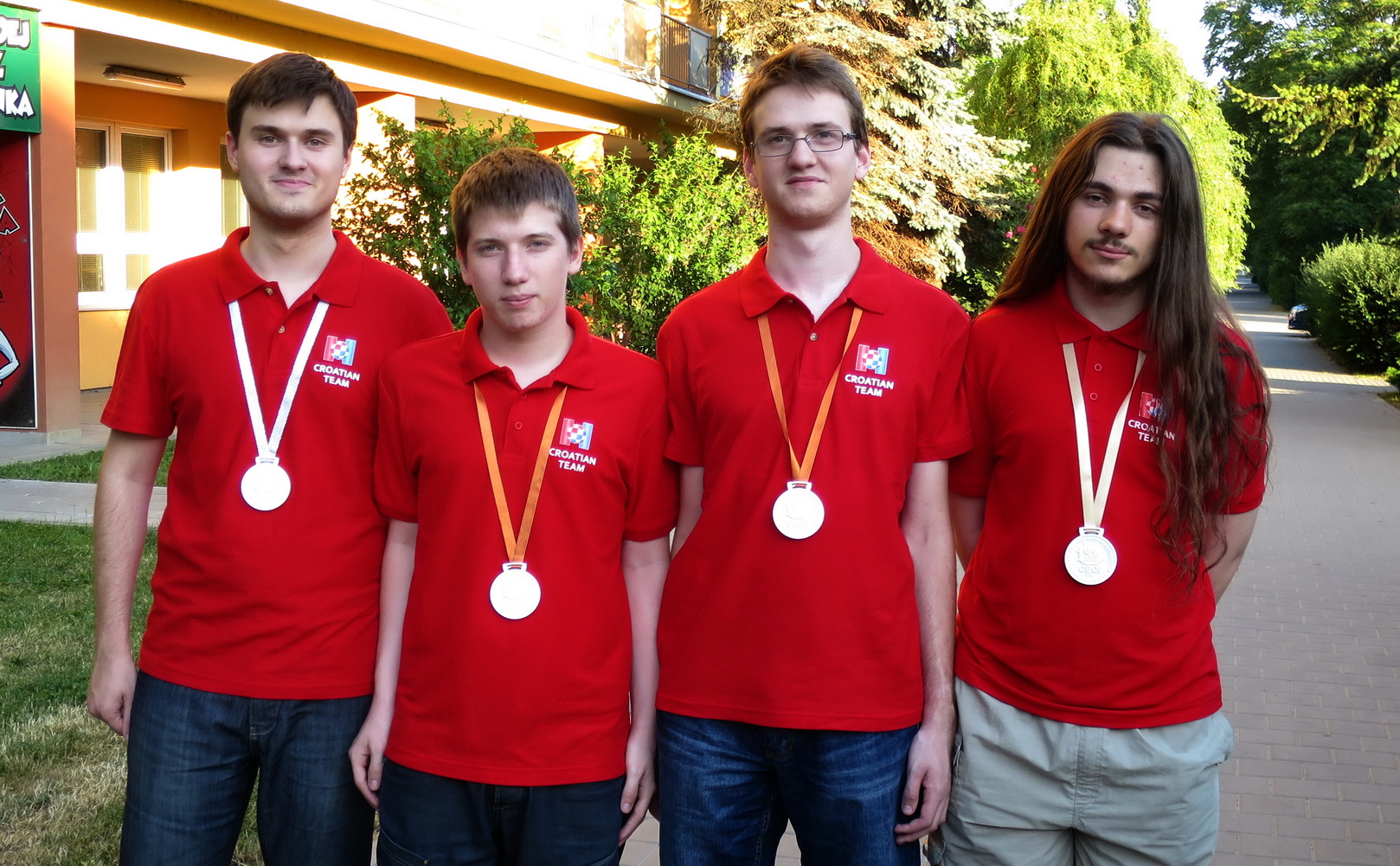 medalje Mihael Liskij, Domagoj Bradač, Tonko Sabolčec i Ivan Lazarić