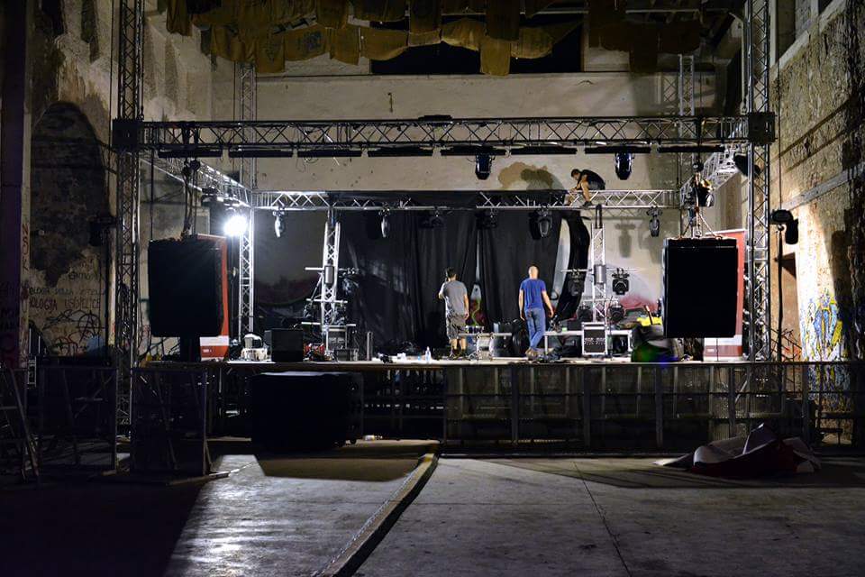 Prizor sa sinoćnje probe u Harteri (foto: Borna Ćuk)