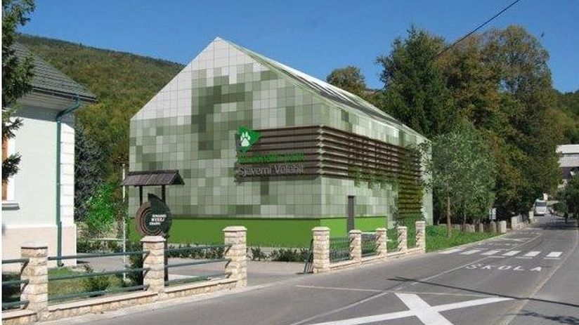 krasno Centar za posjetitelje Krasno - vizualizacija
