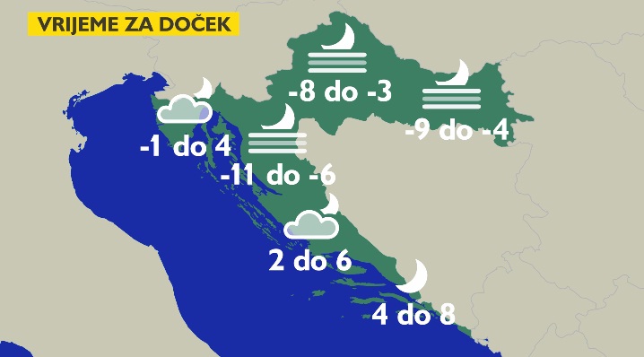 vrijeme za doček vrijeme za doček