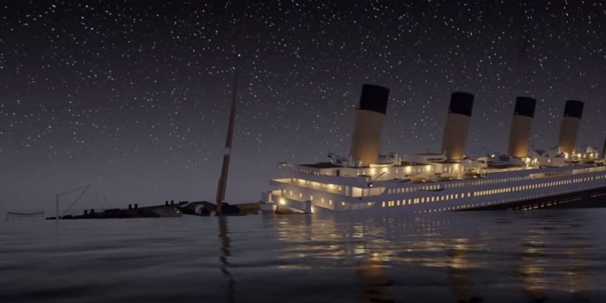 titanic animacija