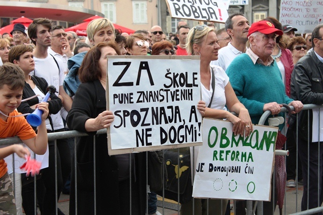 obrazovanje reforma prosvjed kont