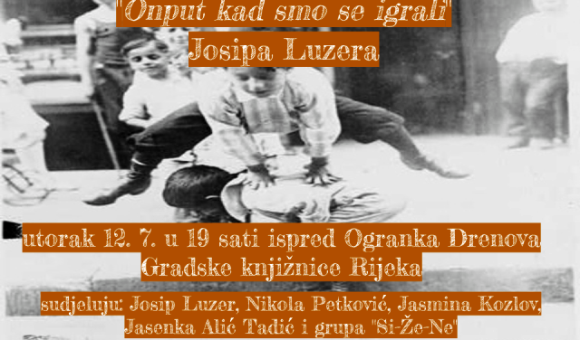Josip Luzer pozivnica Josip Luzer pozivnica
