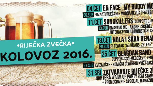 riječka zvečka kolovoz
