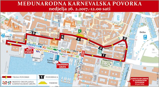 trasa povorke