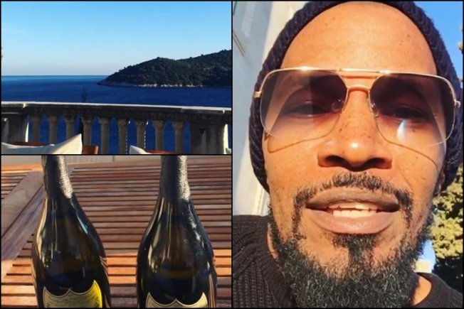 jamie foxx dubrovnik šampanjac jamie foxx dubrovnik šampanjac