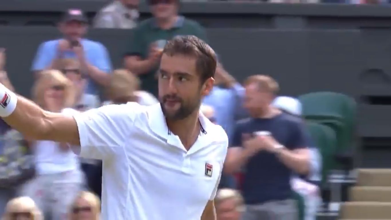 marin čilić wimbledon querrey