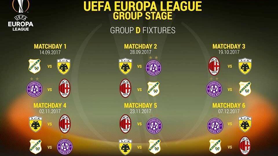 europska liga raspored