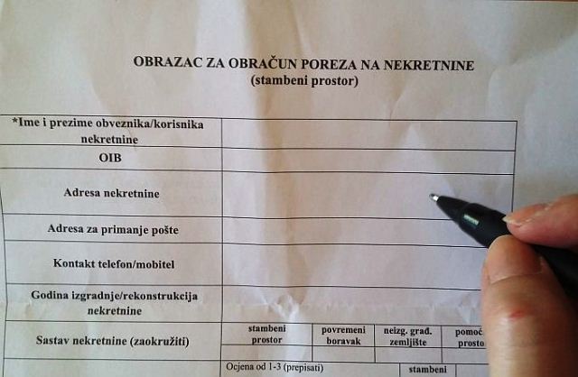 obrazac nekretnine