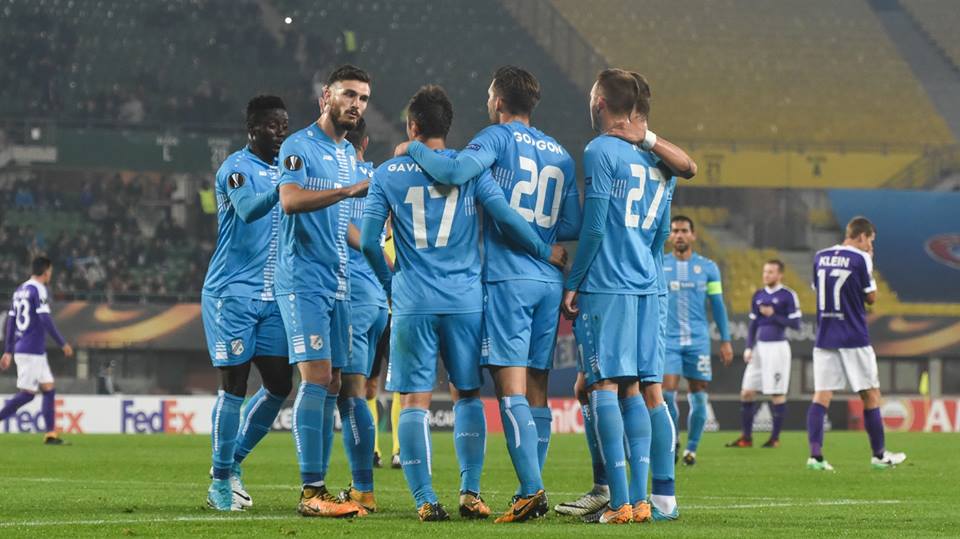 austria rijeka slavlje igrača austria rijeka slavlje igrača