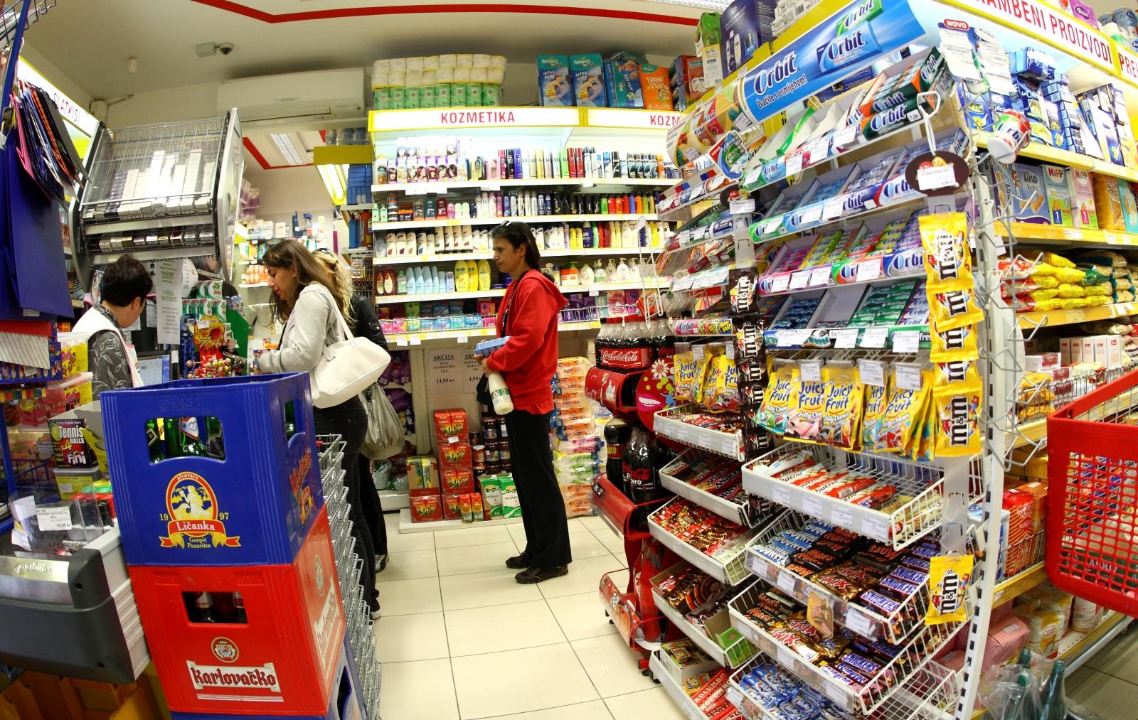 trgovina dućan blagajna rad