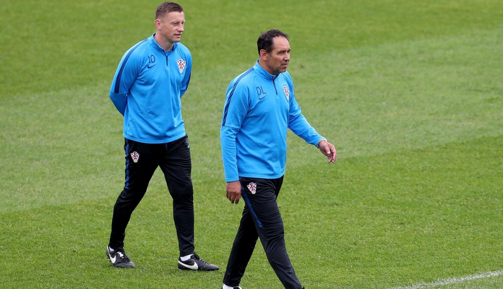 Roščino: Jutarnji trening hrvatske nogometne reprezentacije Roščino: Jutarnji trening hrvatske nogometne reprezentacije