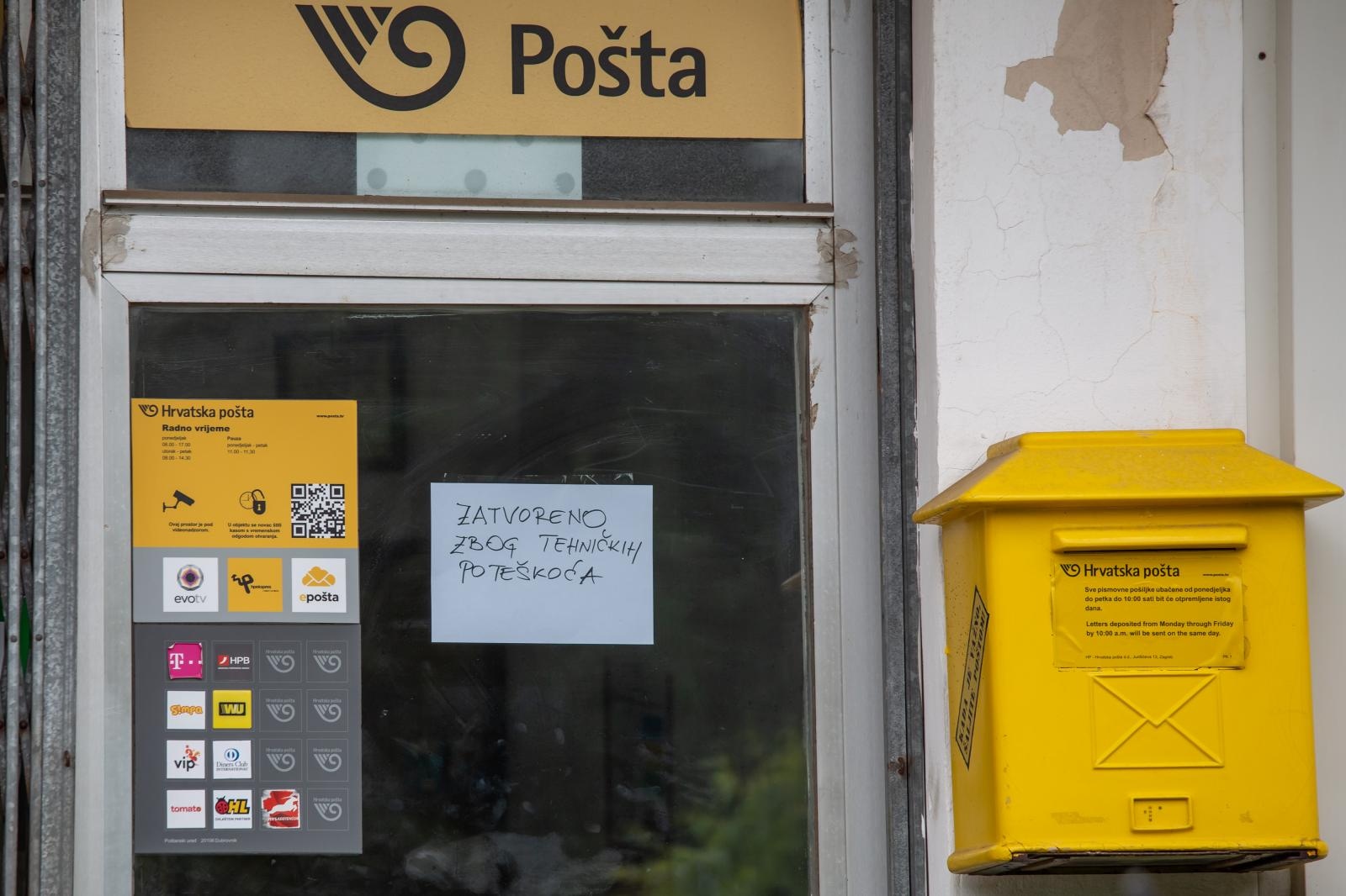 Dubrovnik: Uz prijetnju vatrenim oružjem opljačkana poslovnica pošte Dubrovnik: Uz prijetnju vatrenim oružjem opljačkana poslovnica pošte