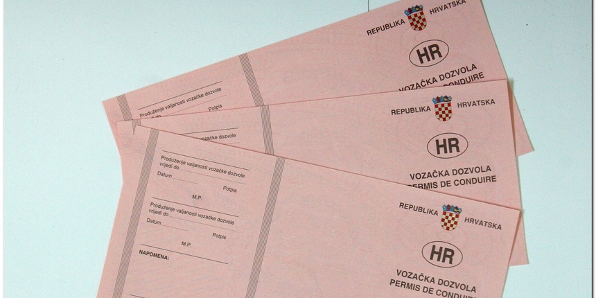 vozačka dozvola papirnata stara