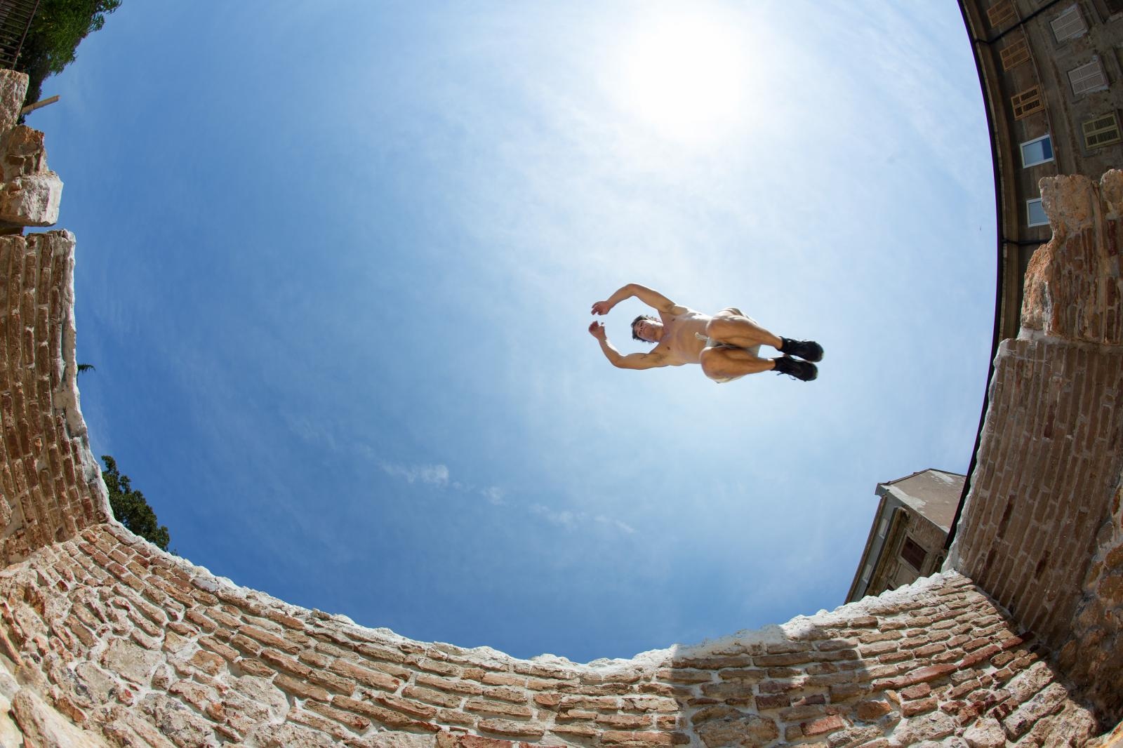 Rijeka: Parkour vještine u parku na Pomerju