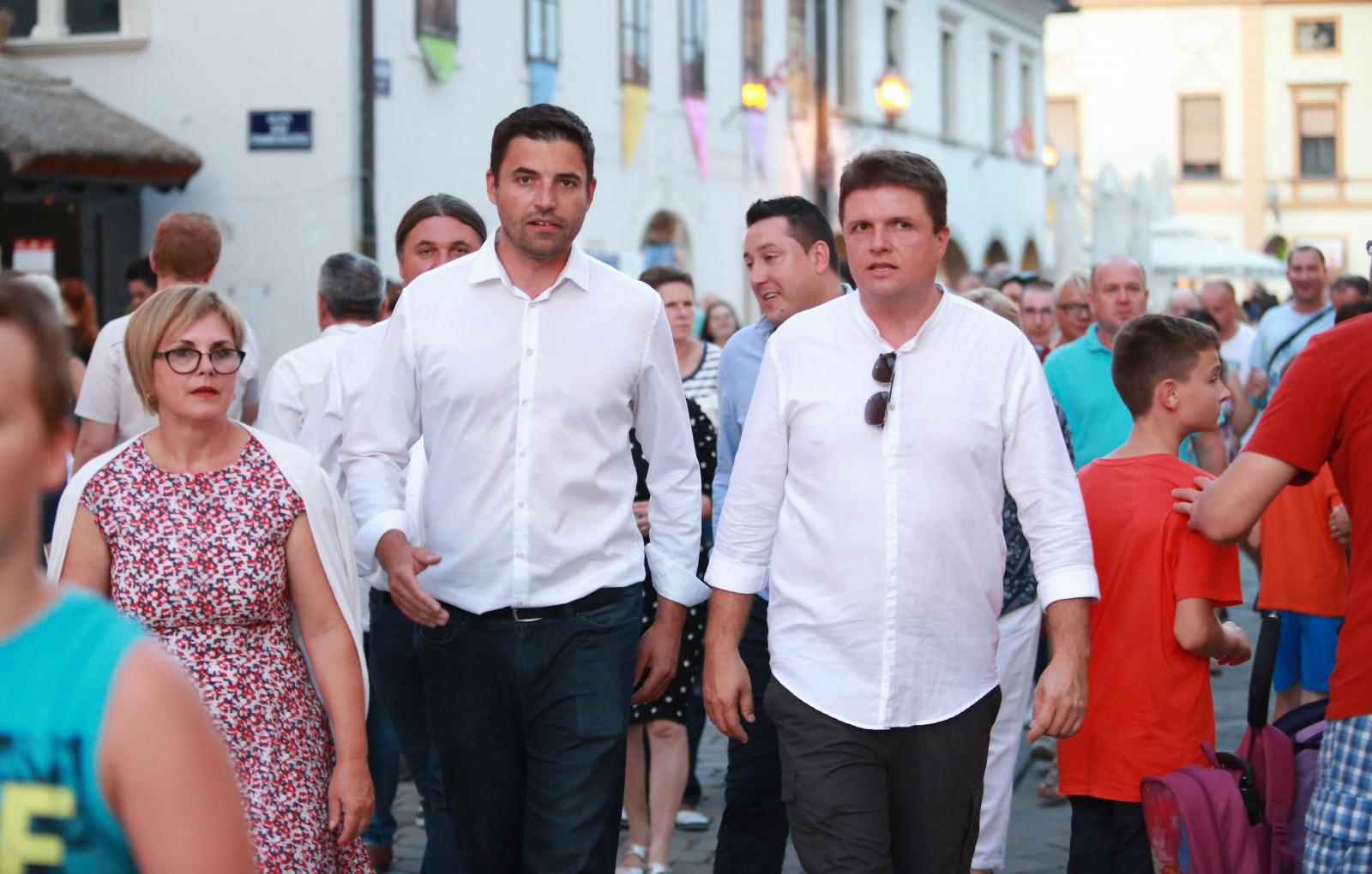 Varaždin: Predsjednik SDP-a Bernardić obišao Špancirfest