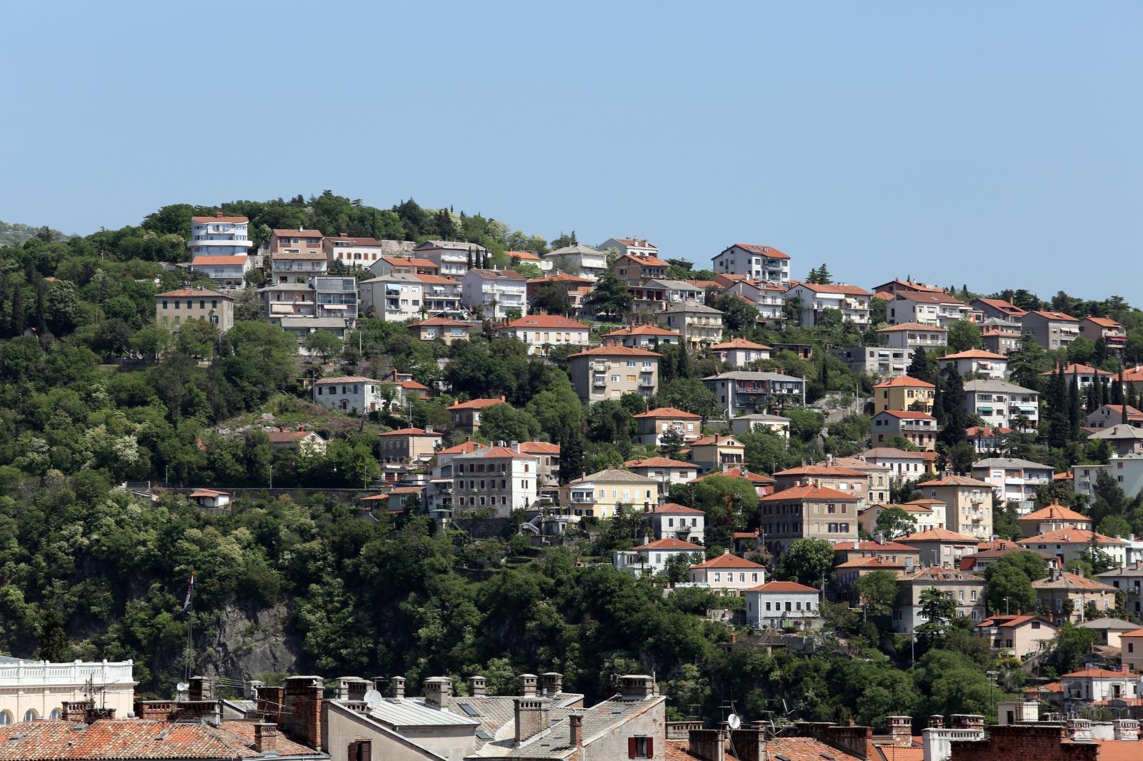 30.04.2018. Rijeka – Panorama grada. Trsat. Photo: Goran Kovacic/PIXSELL