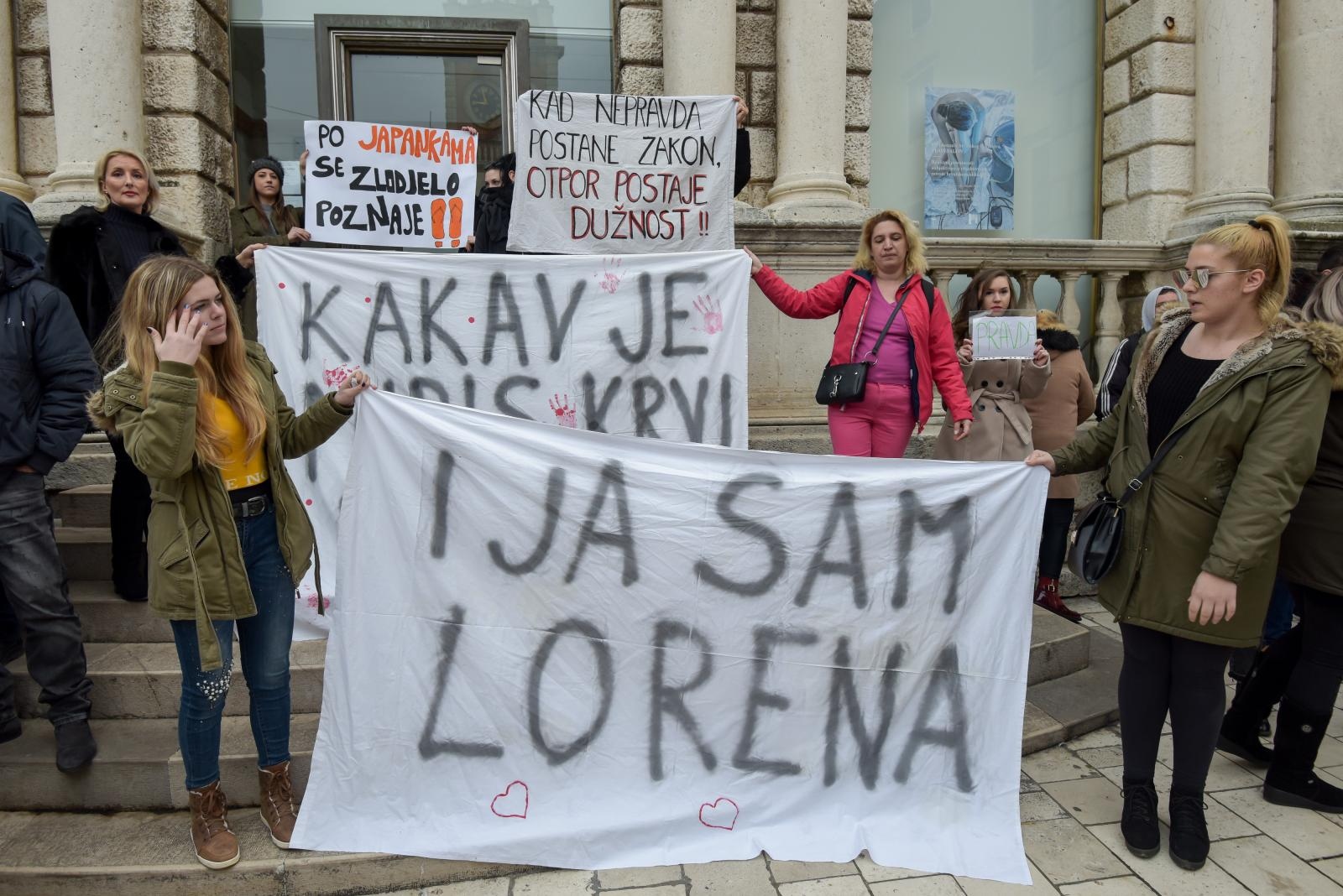 Zadar: Prosvjed građana protiv puštanja Darka Kovačevića na slobodu