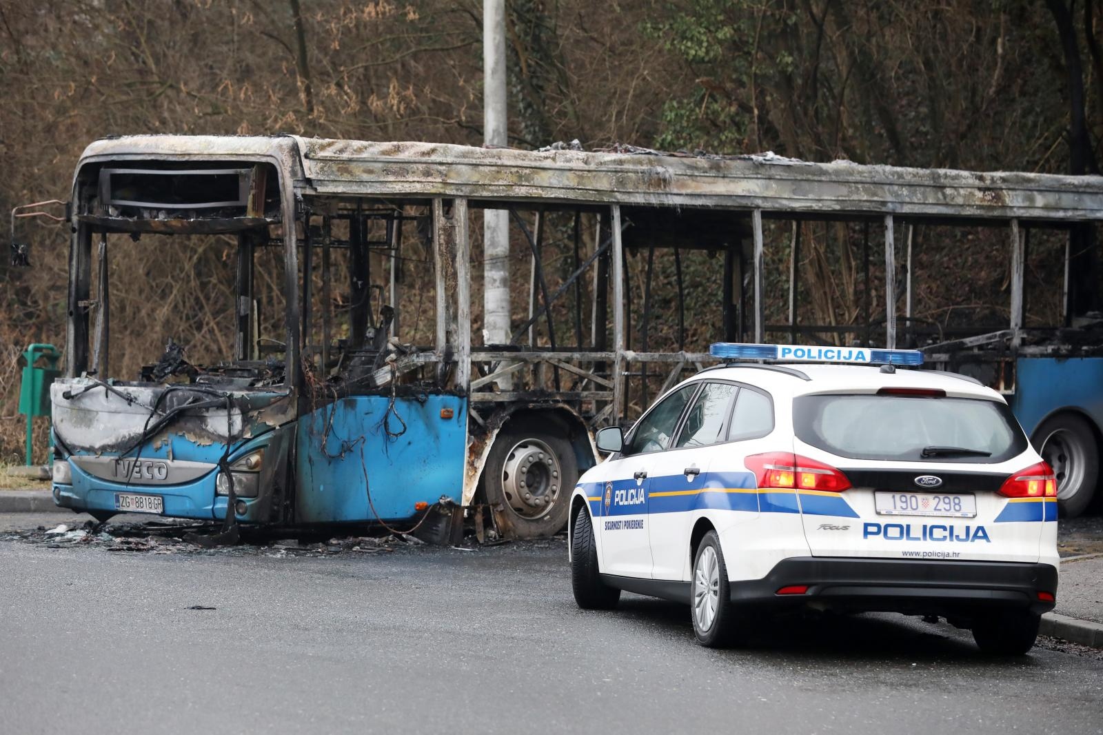 Zagreb: Na Šestinama izgorio autobus ZET-a