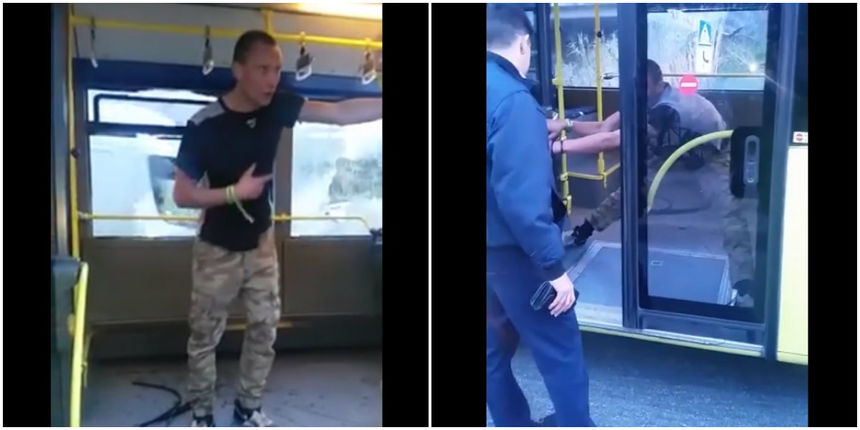 napad na autobus droga