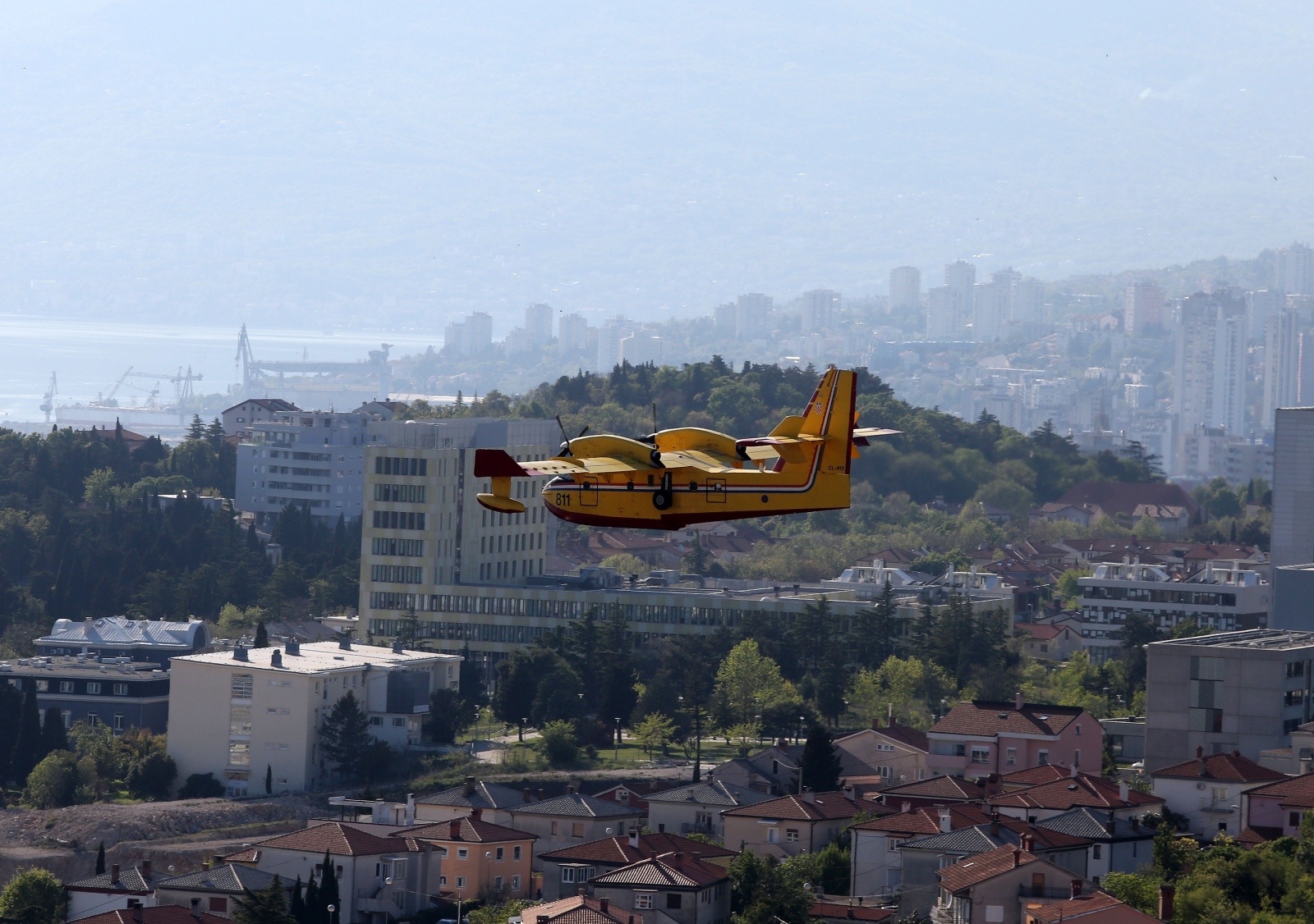 Rijeka: Vatrogasci lokalizirali požar na podrucju iznad naselja Draga