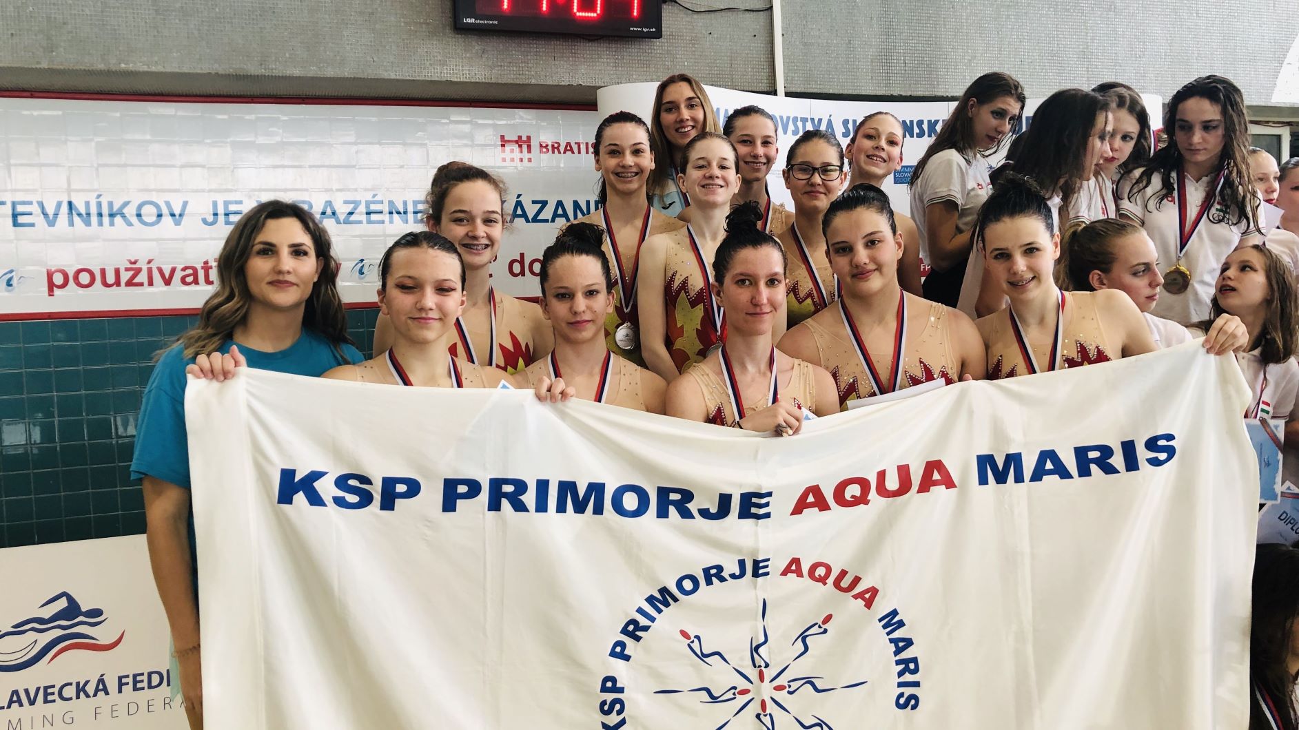 sinkro plivačice primorje SP PAM prva ekipa