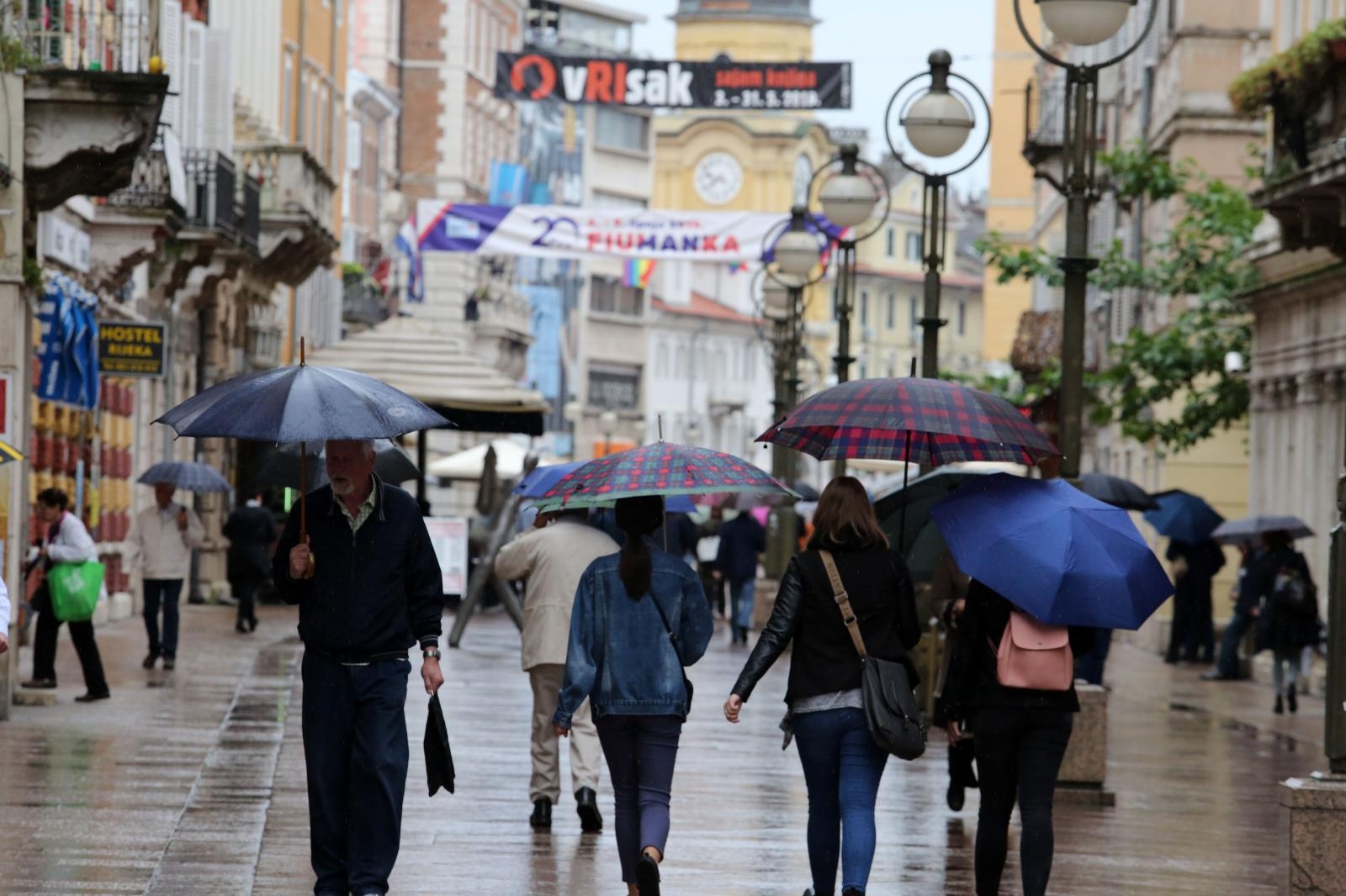 27.05.2019. , Rijeka – Kisni dan u gradu. Photo: Goran Kovacic/PIXSELL 27.05.2019. , Rijeka – Kisni dan u gradu. Photo: Goran Kovacic/PIXSELL