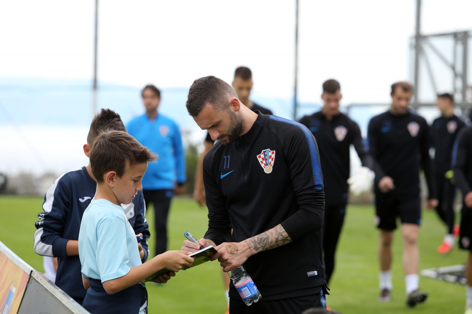 Rijeka: Hrvatska nogometna reprezentacija trenira na pomoćnom stadionu Rujevica Rijeka: Hrvatska nogometna reprezentacija trenira na pomoćnom stadionu Rujevica