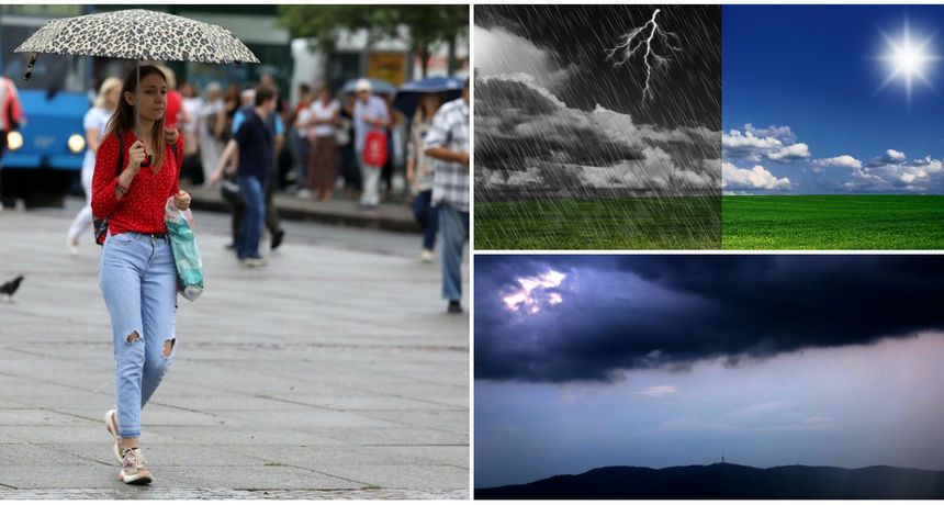 vrijeme kolaž kiša oluja vrijeme kolaž kiša oluja