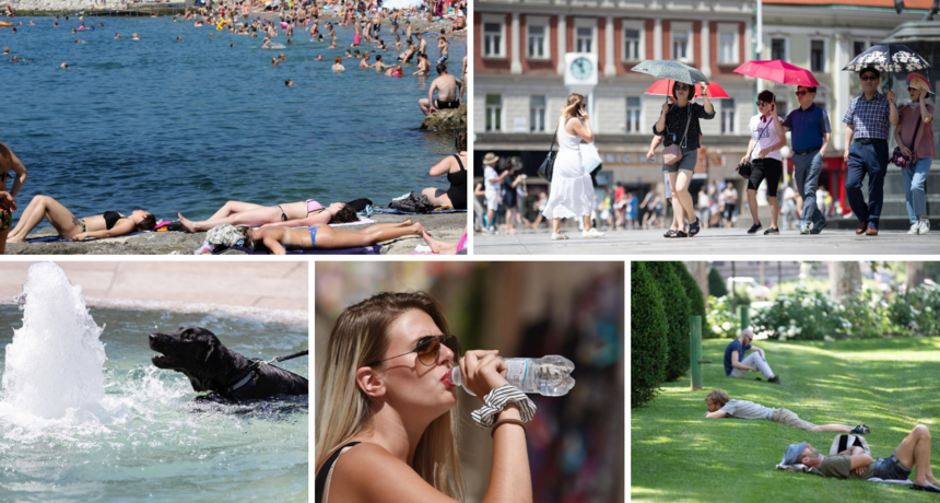 vrućina kolaž pixsell vrućina kolaž pixsell