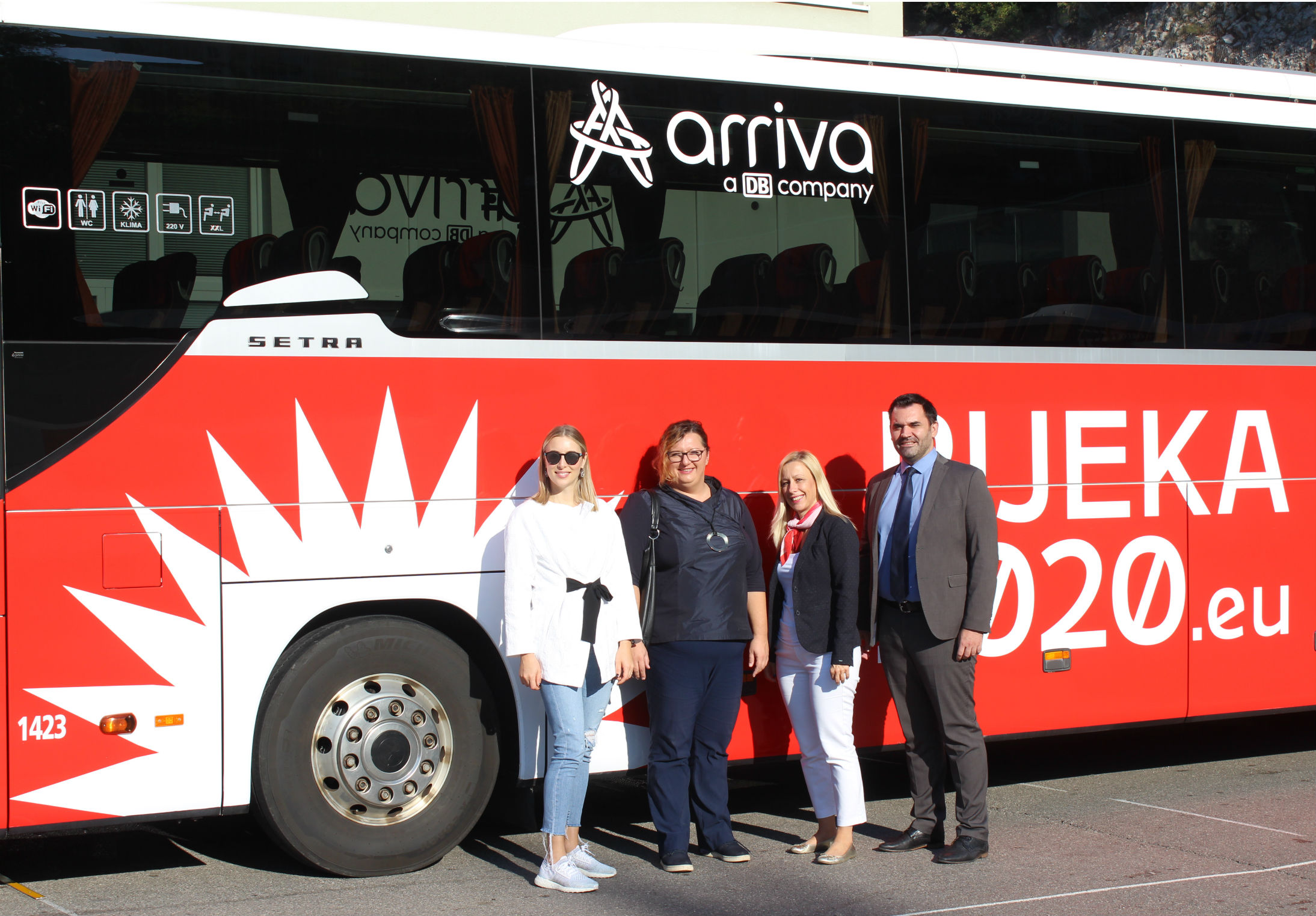 Belma Džomba i Emina Višnić (Rijeka 2020) i Tamara Černeka i Vedran Tomičić (Arriva)