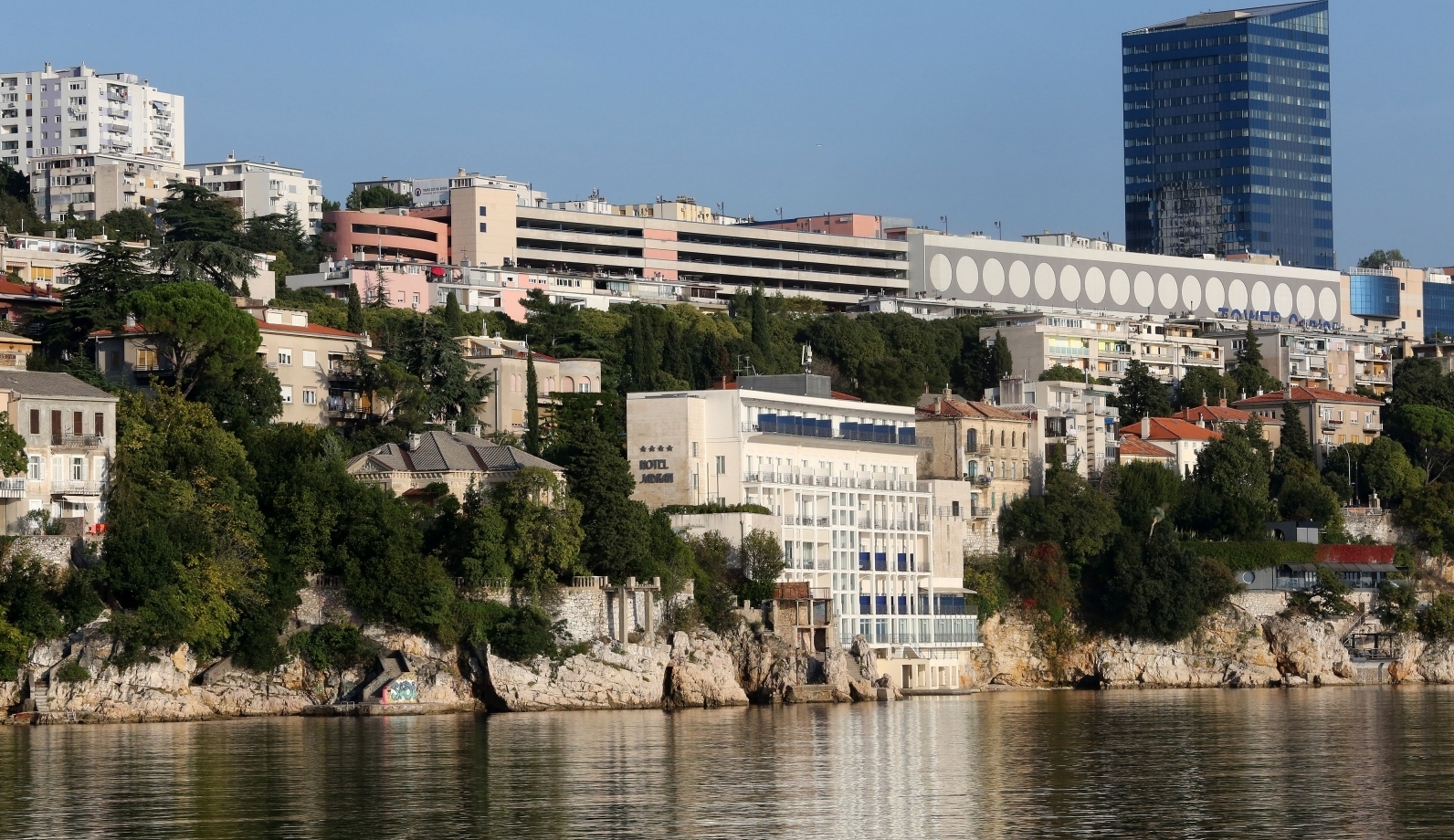Pogled na Sušak, istočni dio grada Rijeke