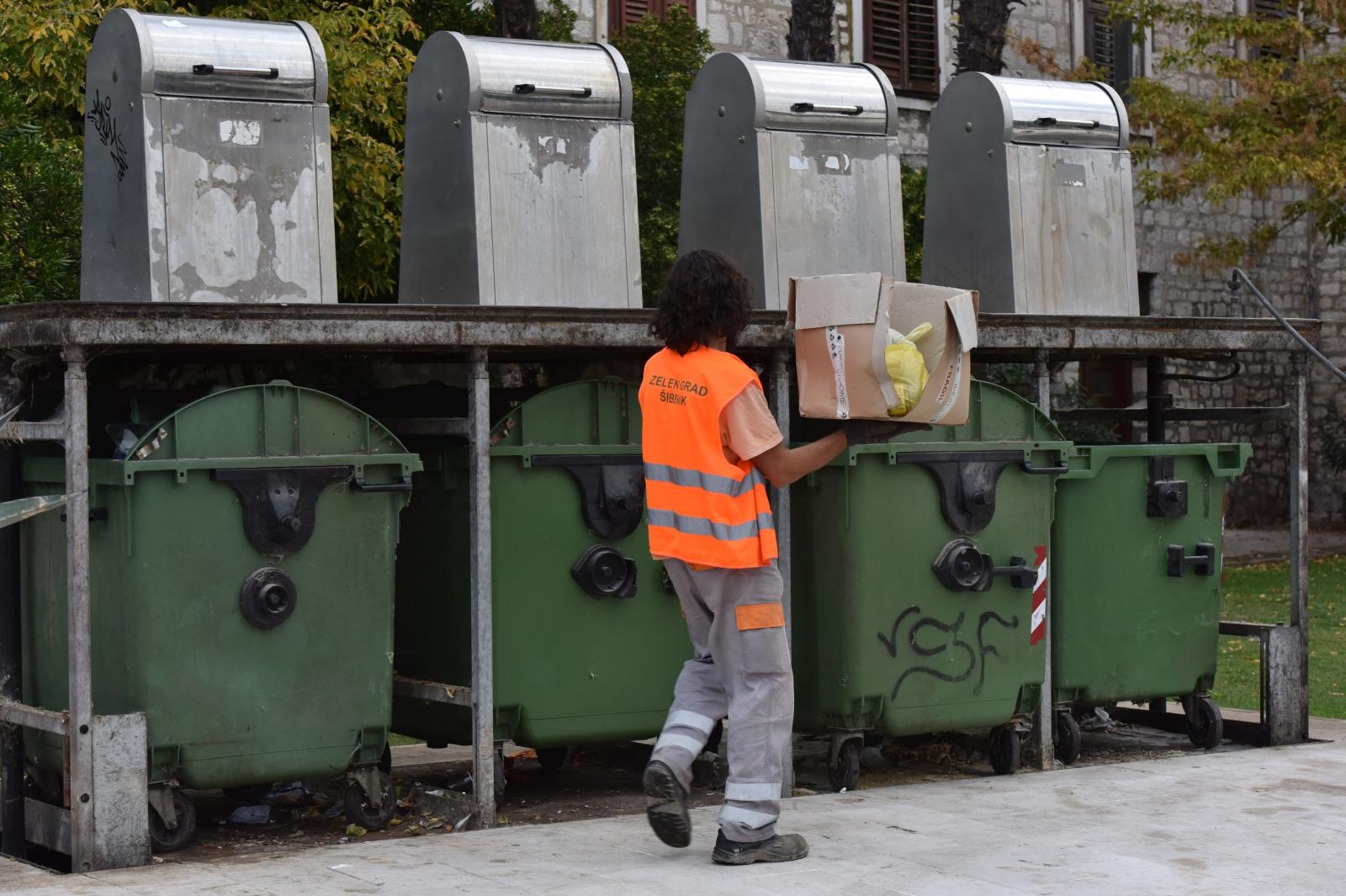 Šibenik: Građani stare gradske jezgre dobit će kartice za odlaganje otpada
