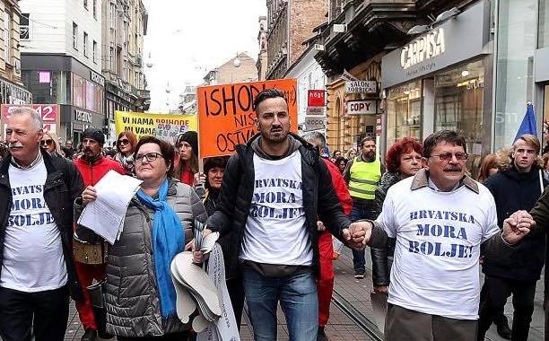 Marin Miletić prosvjed Pixsell Marin Miletić prosvjed Pixsell