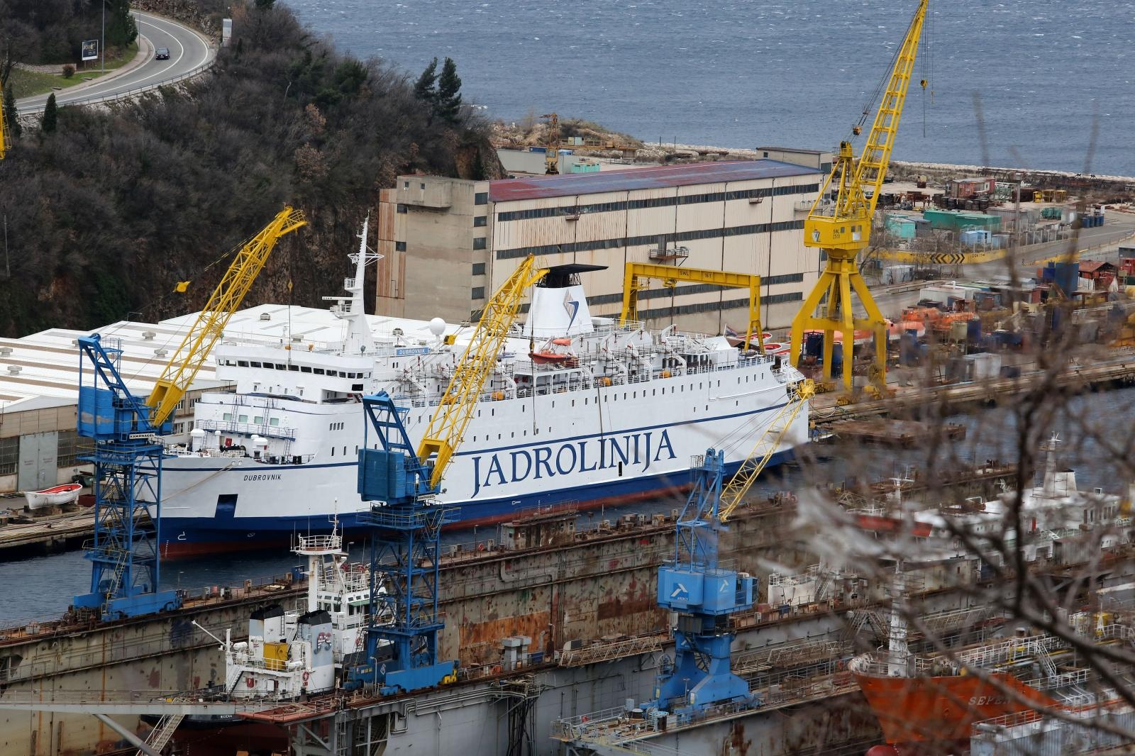 Brodovi Jadrolinije Korčula i Dubrovnik na remontu u brodogradilištu Viktor Lenac Brodovi Jadrolinije Korčula i Dubrovnik na remontu u brodogradilištu Viktor Lenac