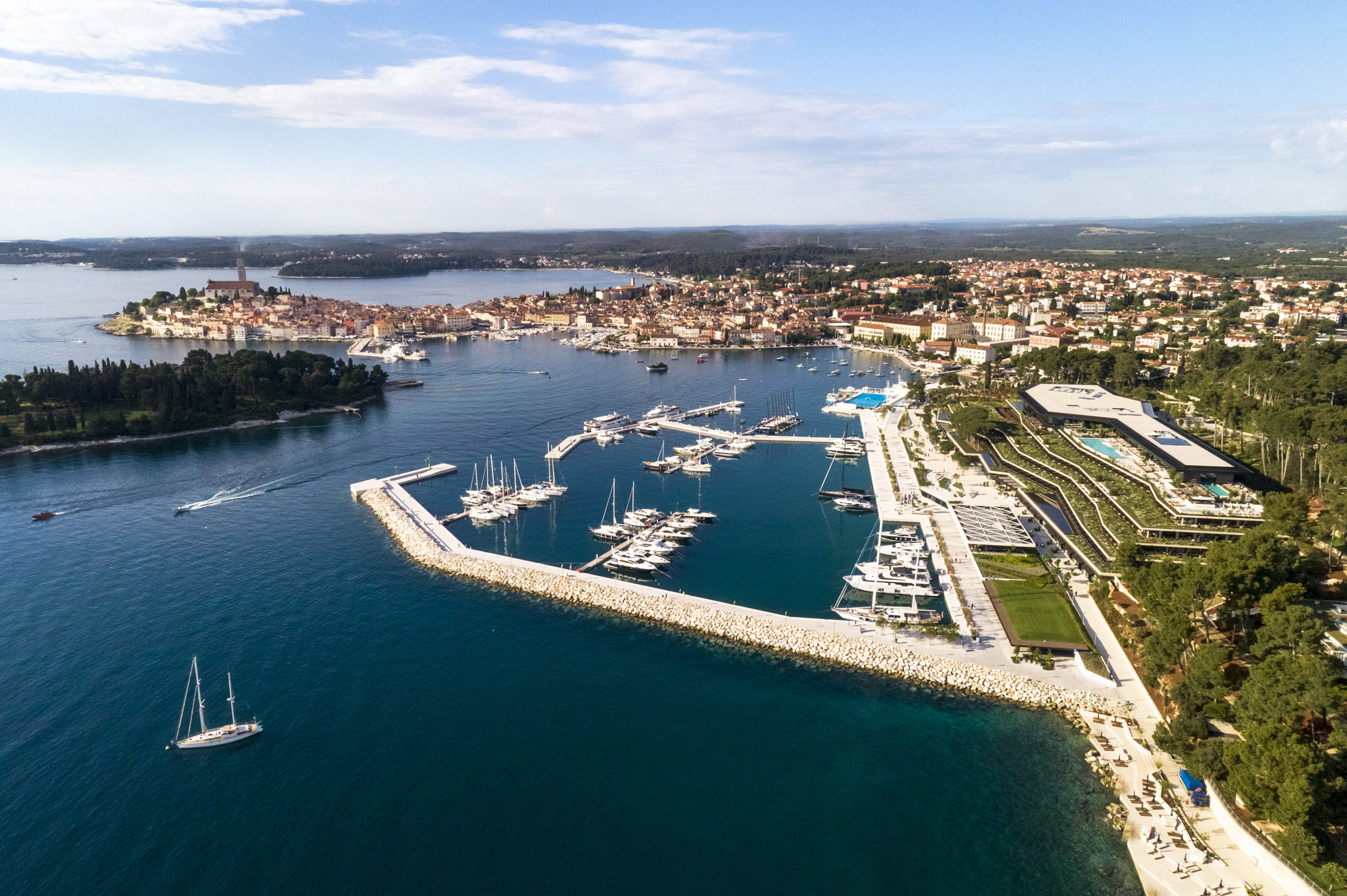 aci marina rovinj dron