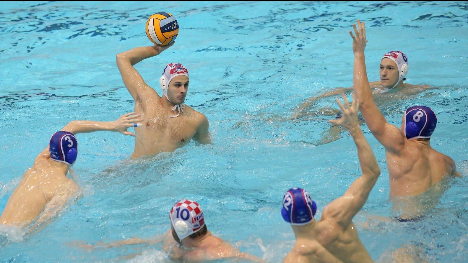 Zagreb: Prijateljska vaterpolo utakmica između reprezentacije Hrvatske i Rusije