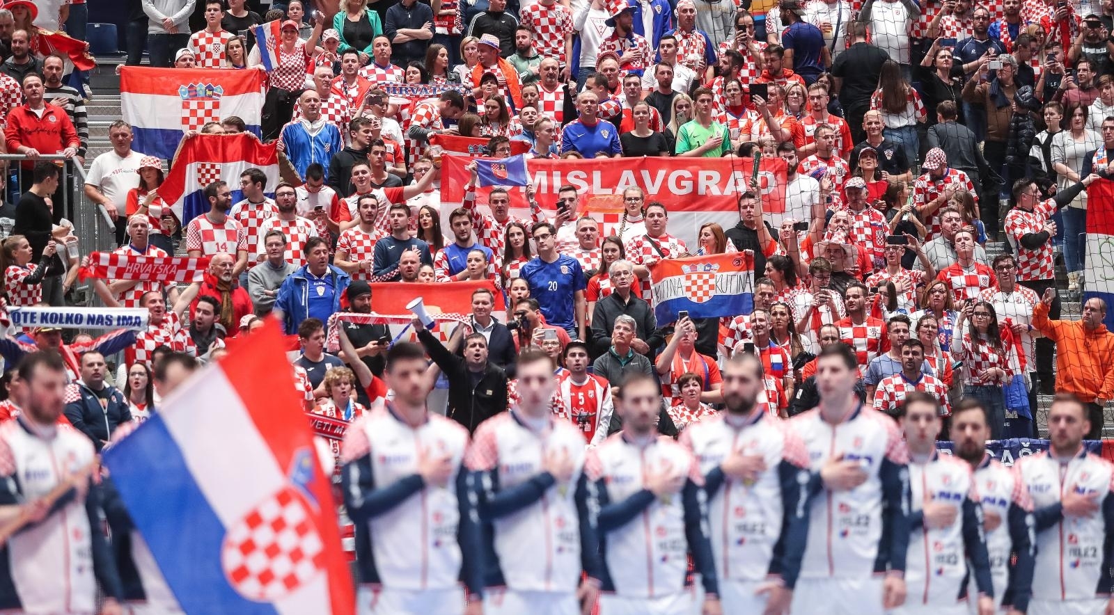Graz: Rukometna utakmica Hrvatska – Crna Gora