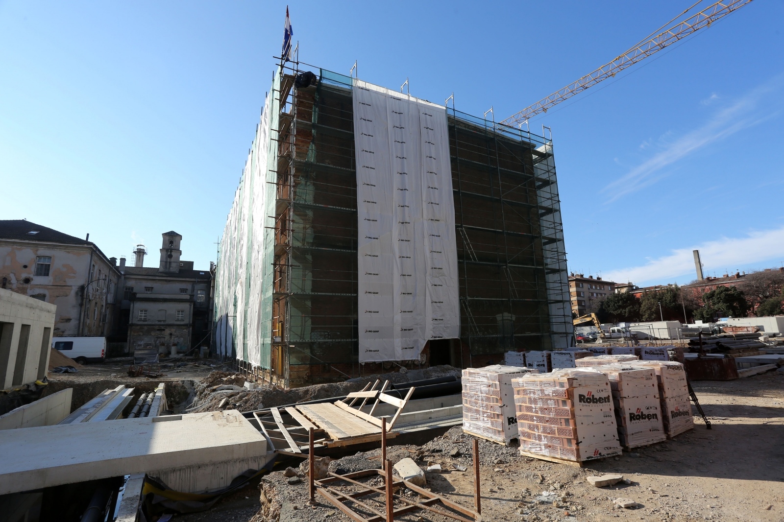 Rijeka: Vojko Obrsnel u obilasku Dječje kuće koja se gradi u sklopu projekta EPK