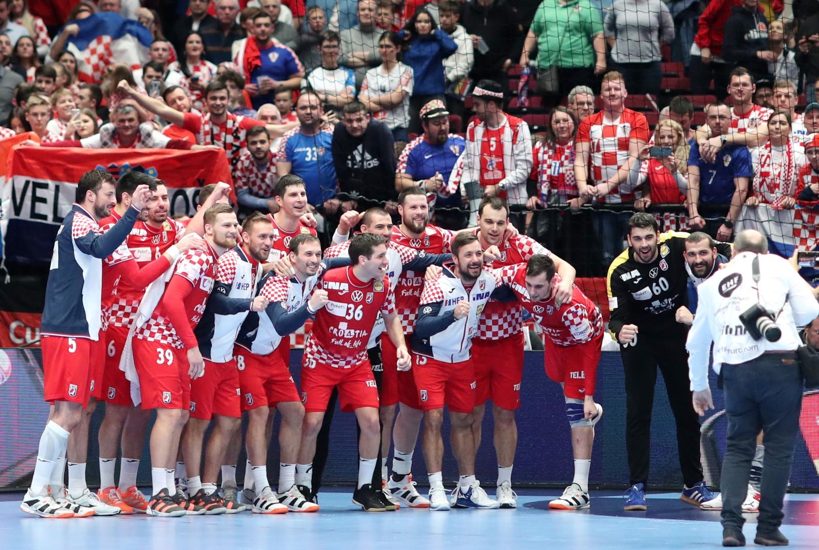Beč: Hrvatska i Češka susreli se u drugom krugu Europskog prvenstva u rukometu