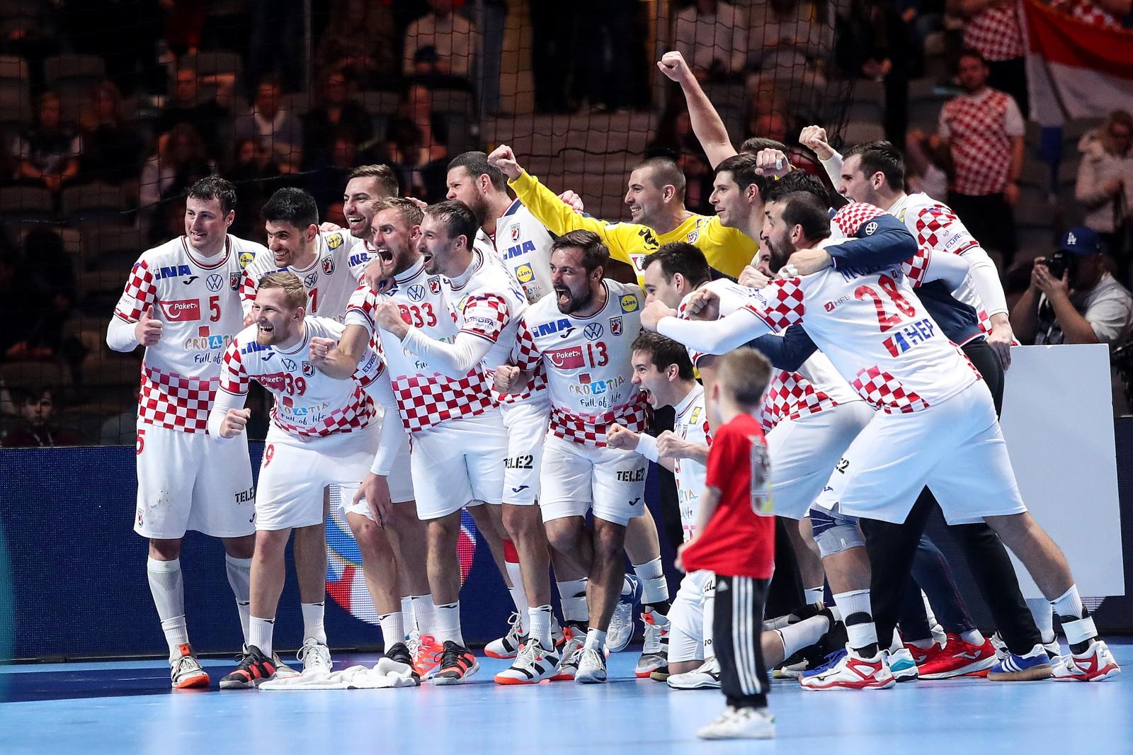 Norveska i Hrvatska u utakmici pulufinala Europskog prvenstva u rukometu
