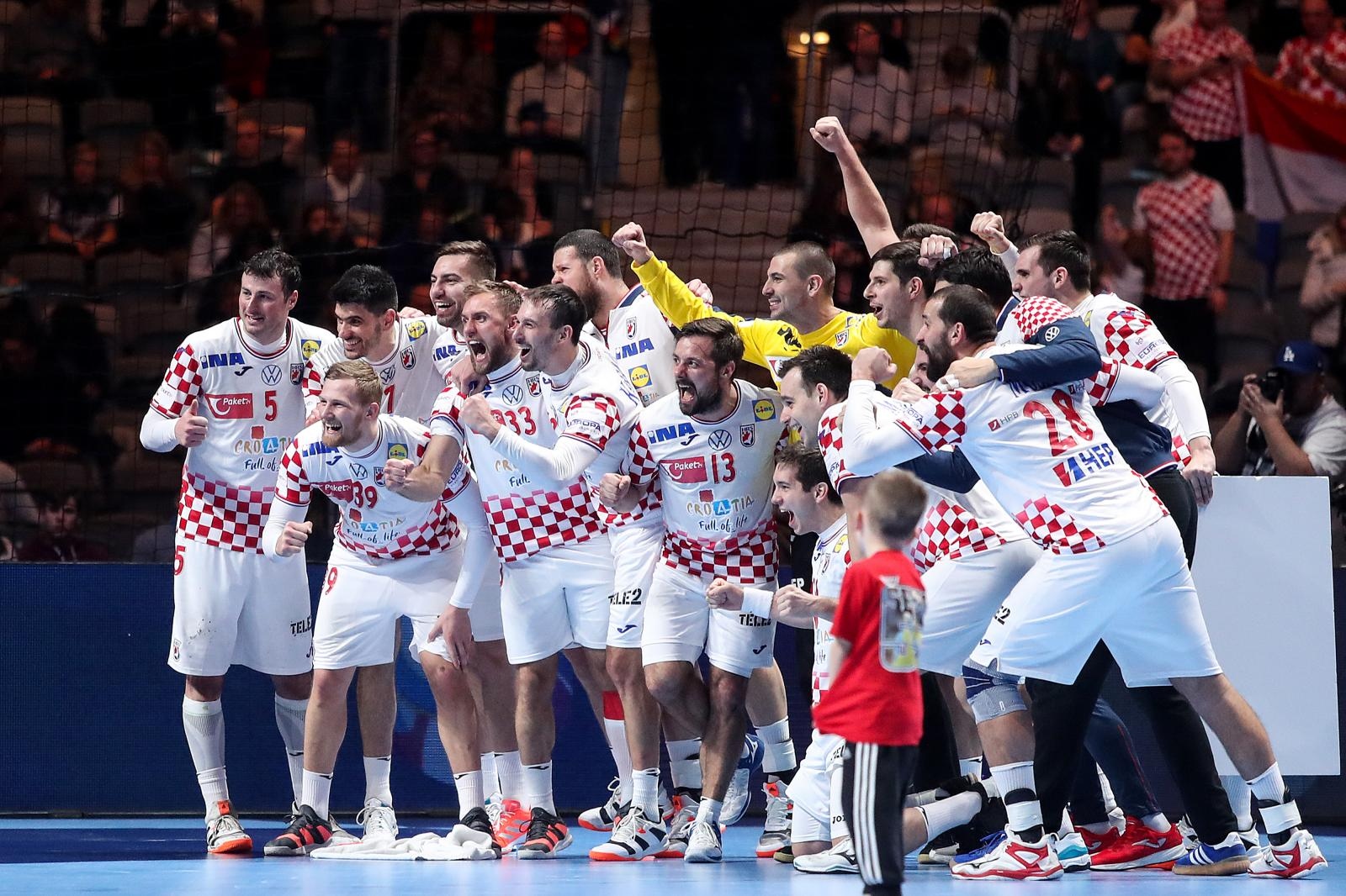 Norveska i Hrvatska u utakmici pulufinala Europskog prvenstva u rukometu Norveska i Hrvatska u utakmici pulufinala Europskog prvenstva u rukometu