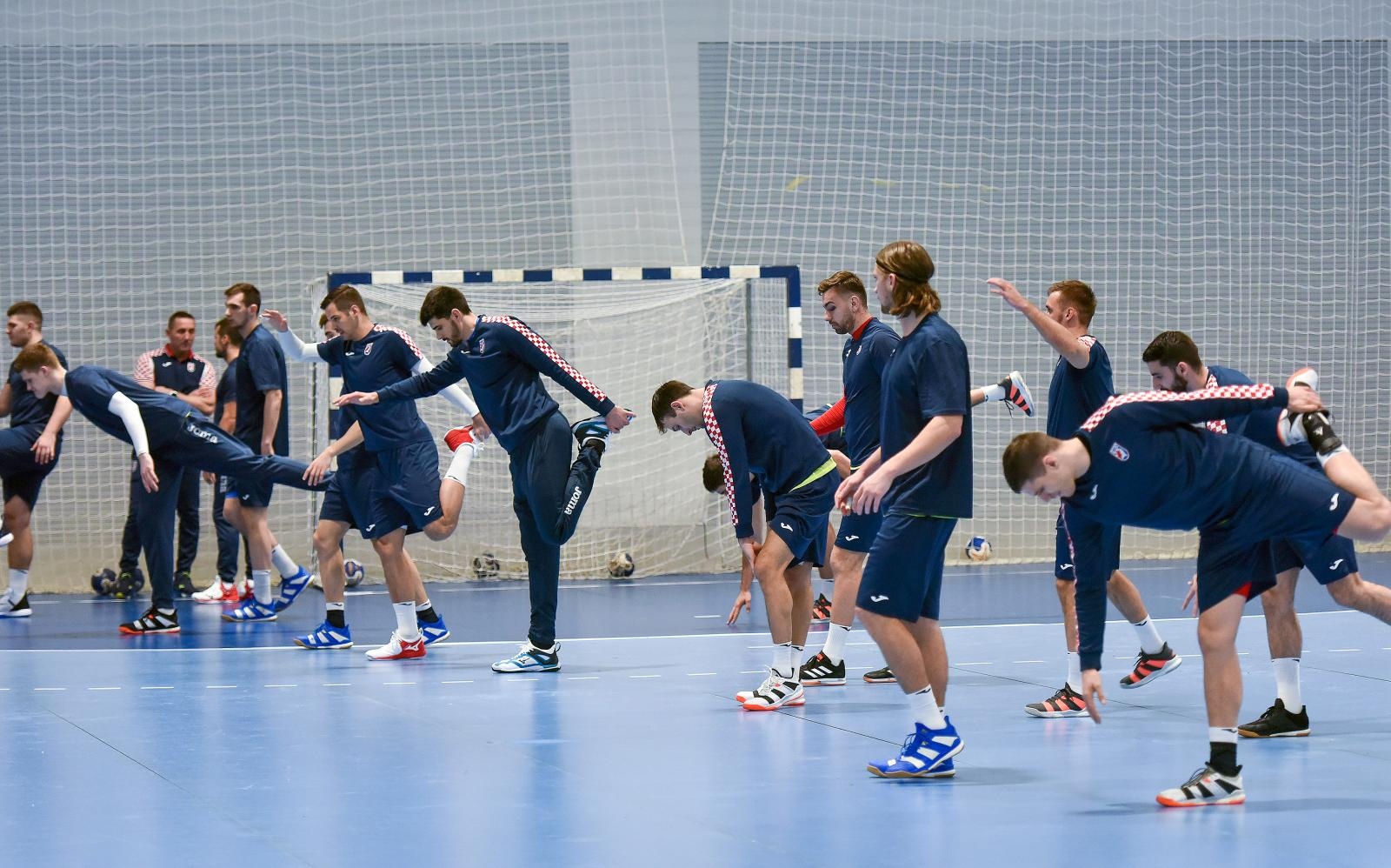 Poreč: Trening hrvatske rukometne reprezentacije