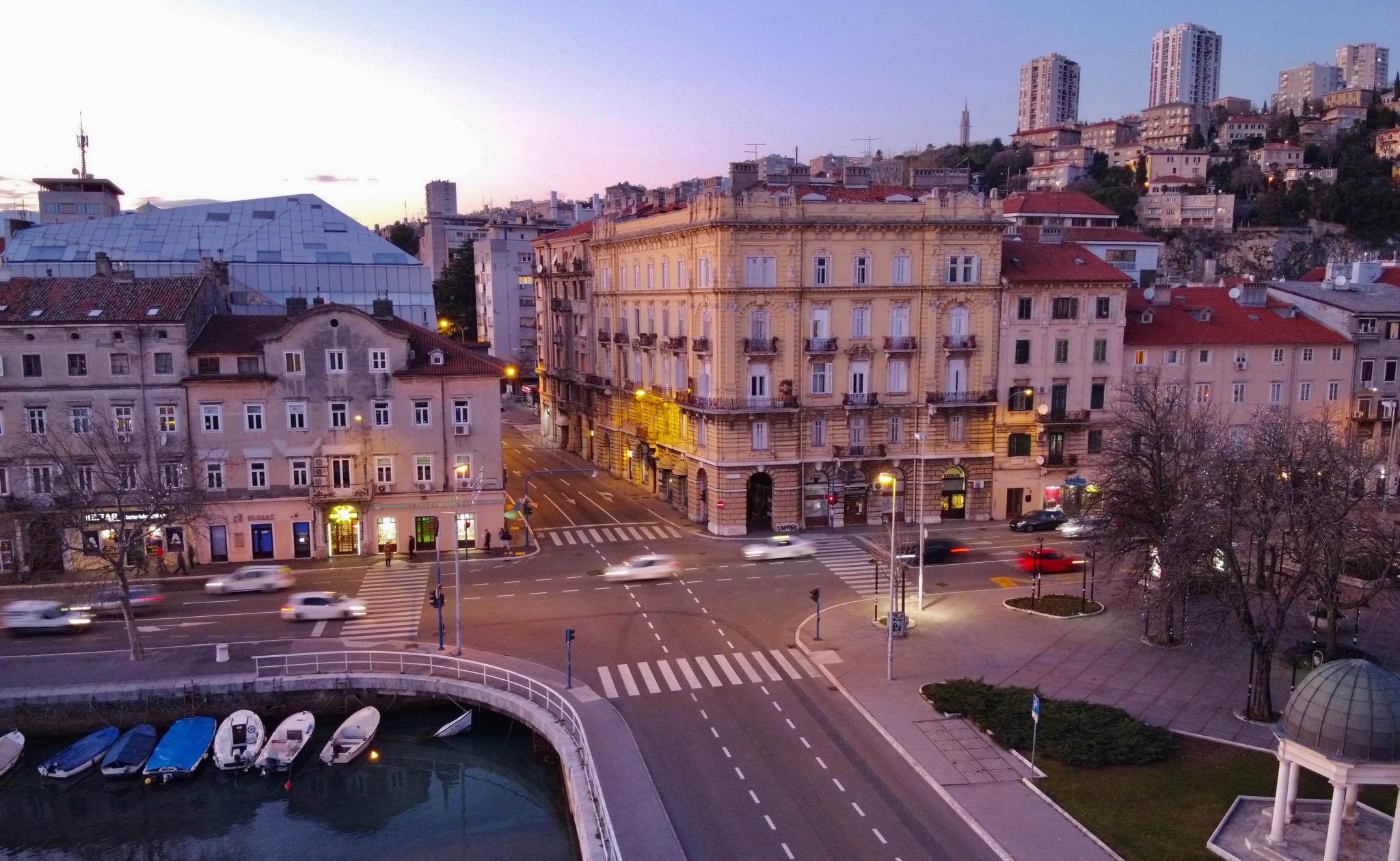 dron rijeka fiumara titov trg