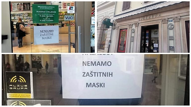 ljekarna maske kolaž pravi ljekarna maske kolaž pravi