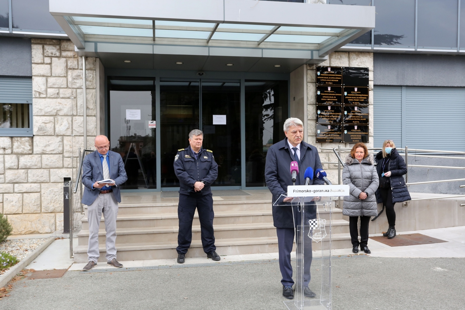 Rijeka: Konferencija za medije Stožera civilne zaštite Primorsko-goranske županije Rijeka: Konferencija za medije Stožera civilne zaštite Primorsko-goranske županije