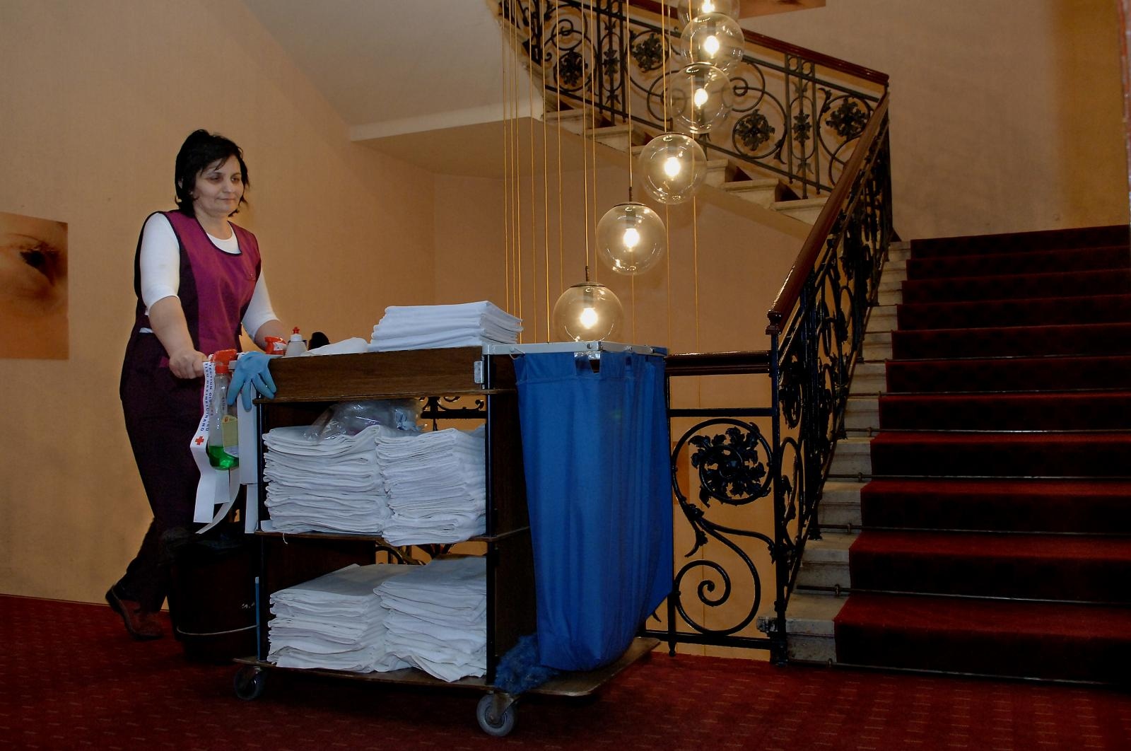 01.02.2011,Osijek – Sobarica u hotelu Central. Photo: Davor Javorovic/PIXSELL
