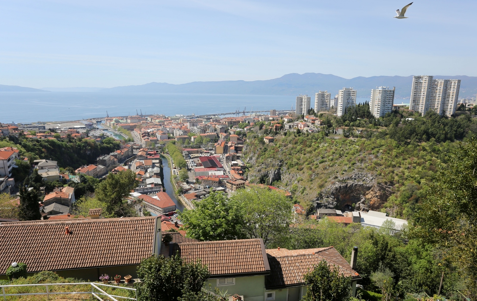 Panorama grada Rijeke Panorama grada Rijeke